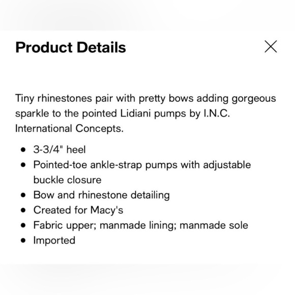 I.n.c. International Concepts Lidani Pointed Toe Clear Vinyl Pumps - 6 - Picture 11 of 11